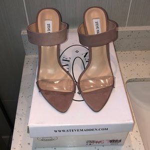 Steve madden Amaya blush nubuck heel Sandals